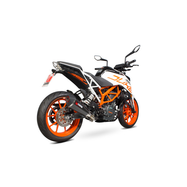 Scorpion Exhaust KTM Duke 390 2017 - 2020 Serket Taper Slip-on Carbon Fibre Sleeve